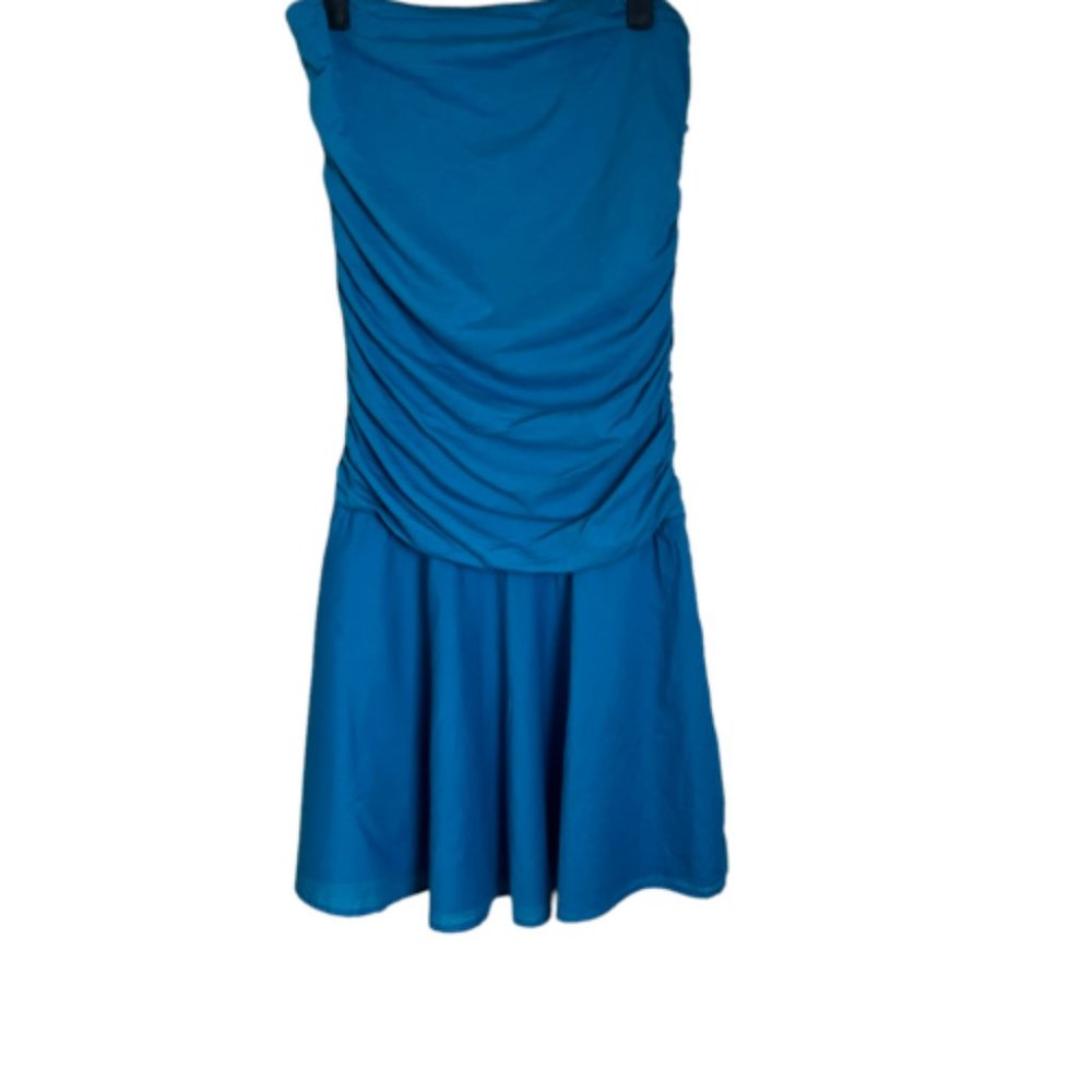 Velvet by Graham & Spencer Strapless Teal Dress